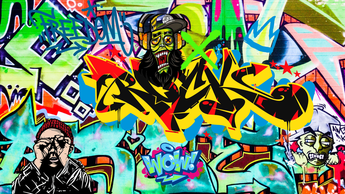 Graffiti Auto Sitzbezüge Urban Hip-Hop Auto Zubehör, Graffiti