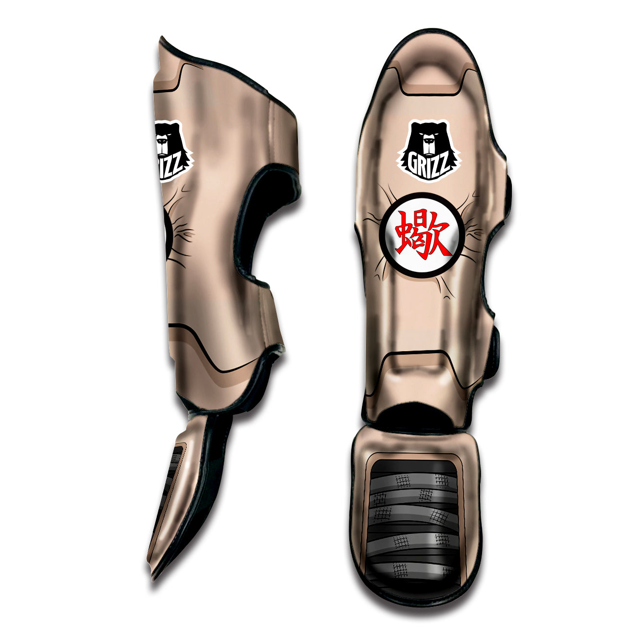 Sasori Akatsuki Muay Thai Shin Guards