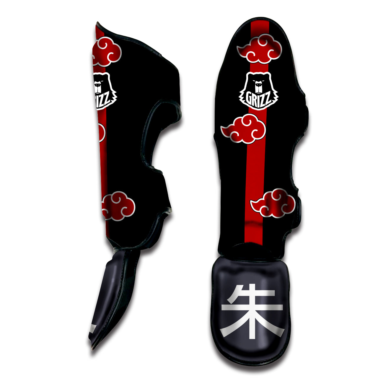 Itachi Akatsuki Muay Thai Shin Guards
