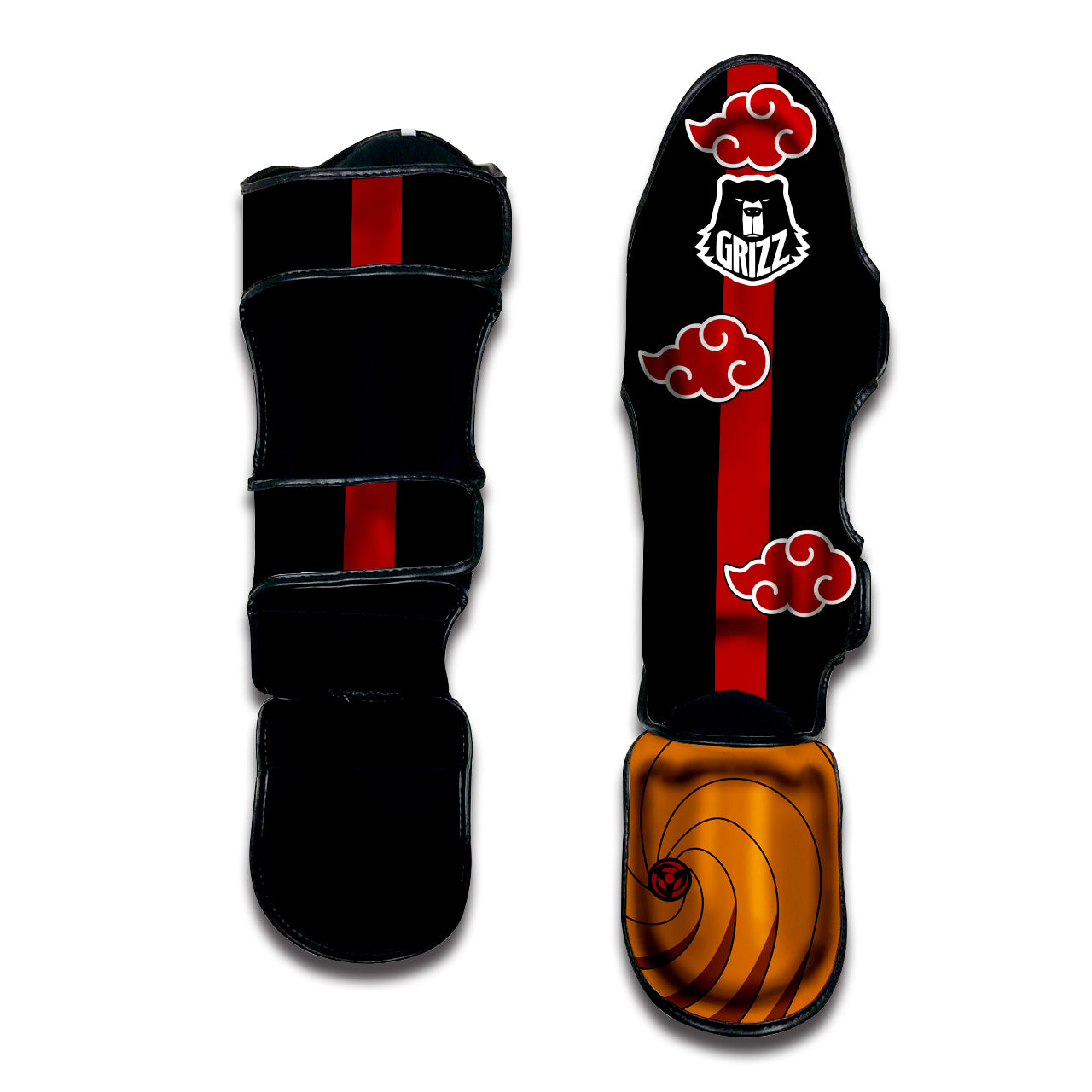 Obito Akatsuki Muay Thai Shin Guards