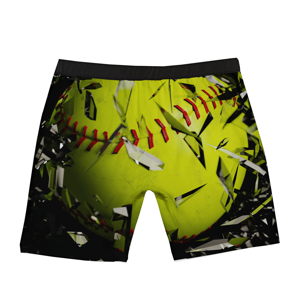 3D Baseballs Print Boxer Briefs-grizzshop