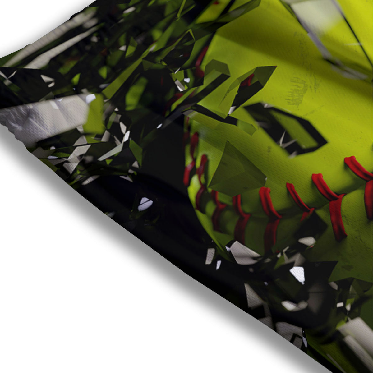 3D Ghost In The Darkness Print Mesh Shorts