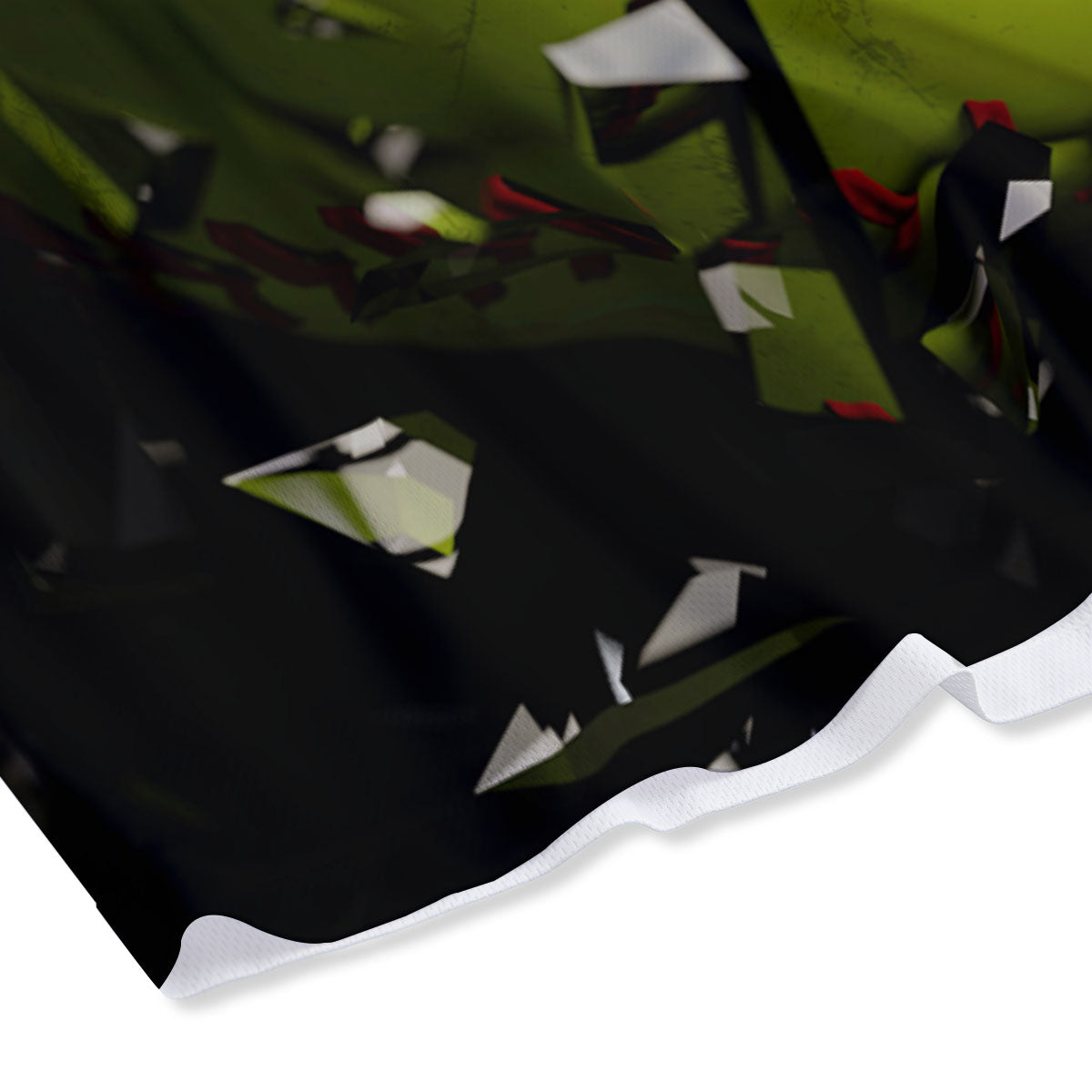 3D Ghost In The Darkness Print Mesh Shorts