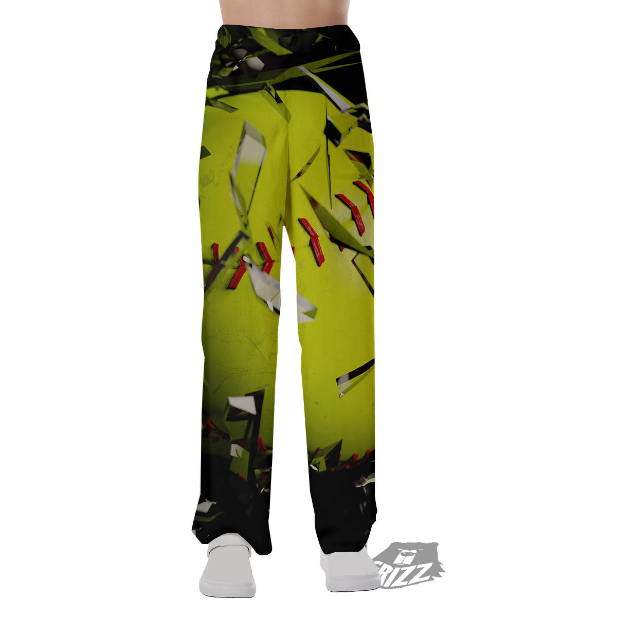 3D Baseballs Print Pajama Pants-grizzshop