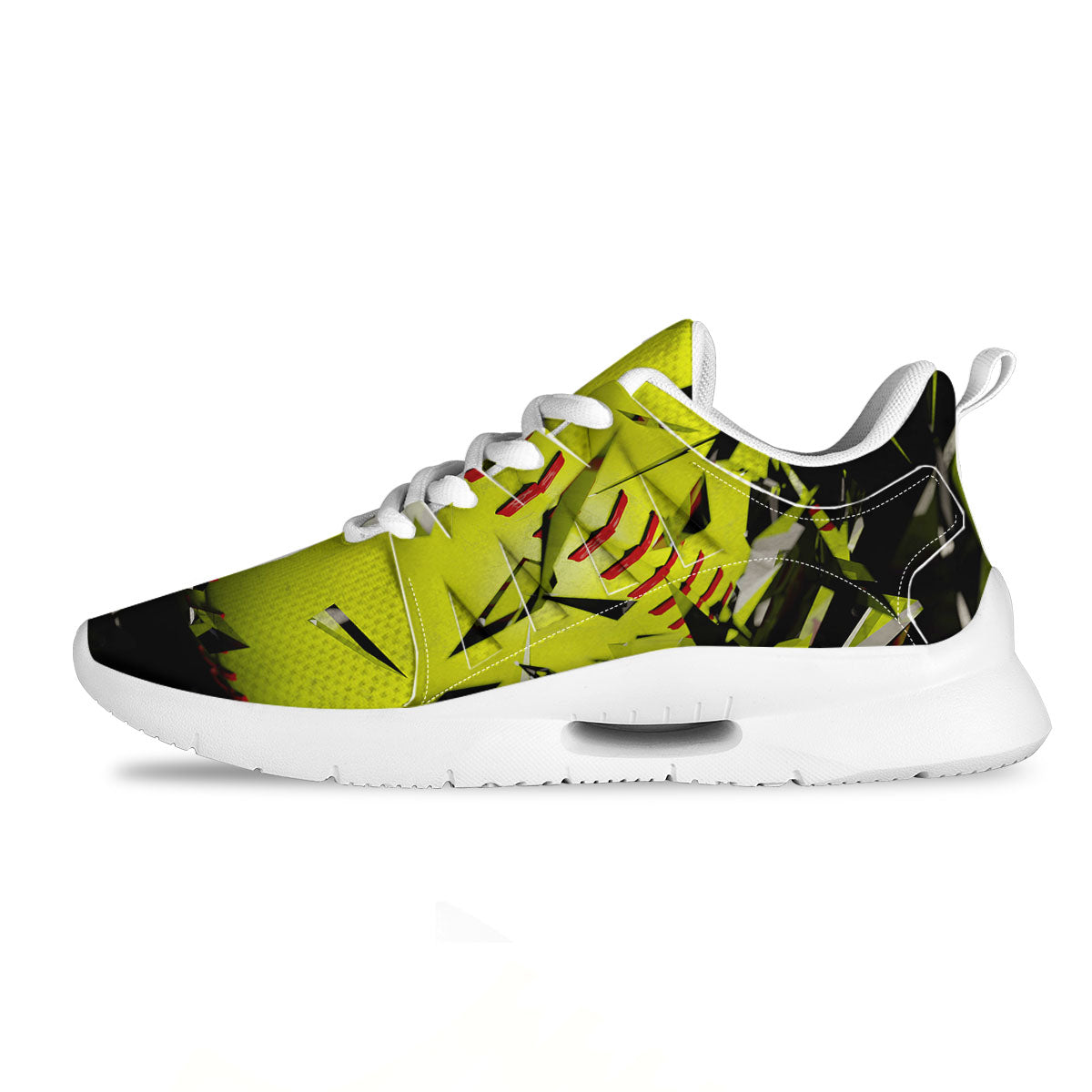 3D Baseballs Print Tennis Shoes-grizzshop