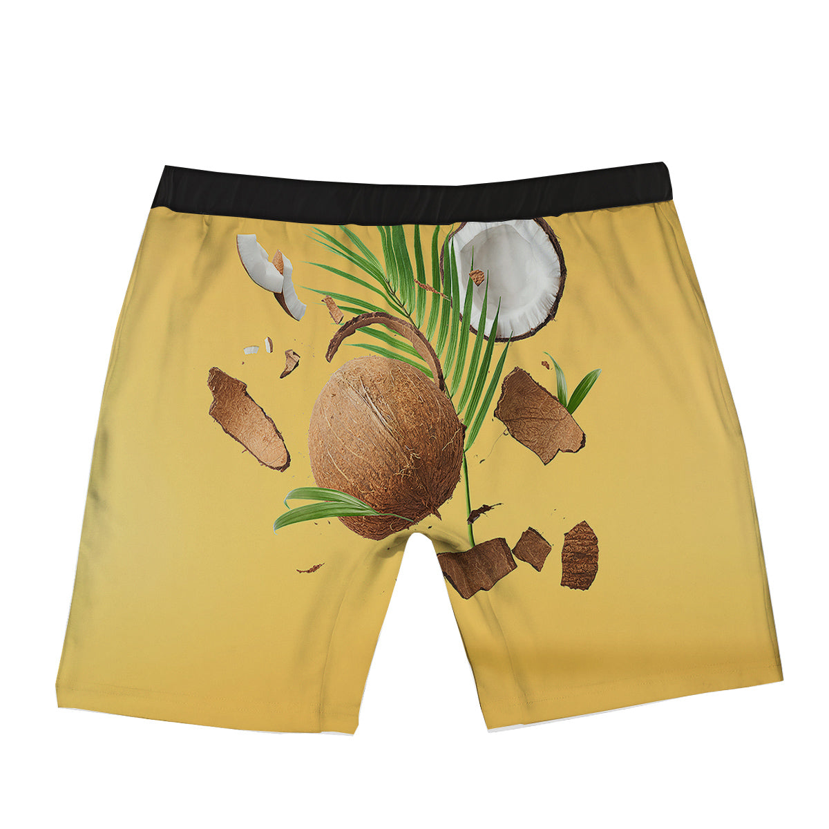 3D Coconut Print Boxer Briefs-grizzshop