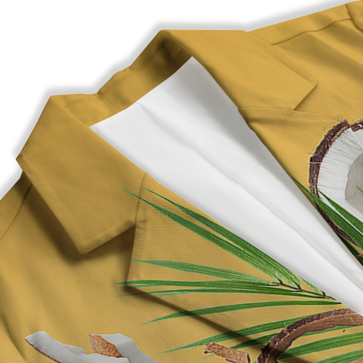 3D Coconut Print Women's Blazer-grizzshop