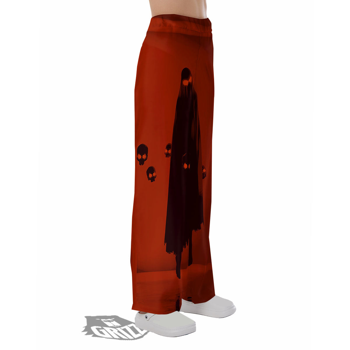 3D Ghost In The Darkness Print Pajama Pants-grizzshop