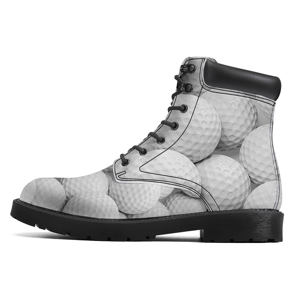 3D Golf Ball Print Boots-grizzshop
