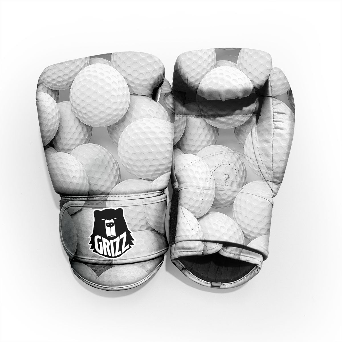3D Golf Ball Print Pro Boxing Glove