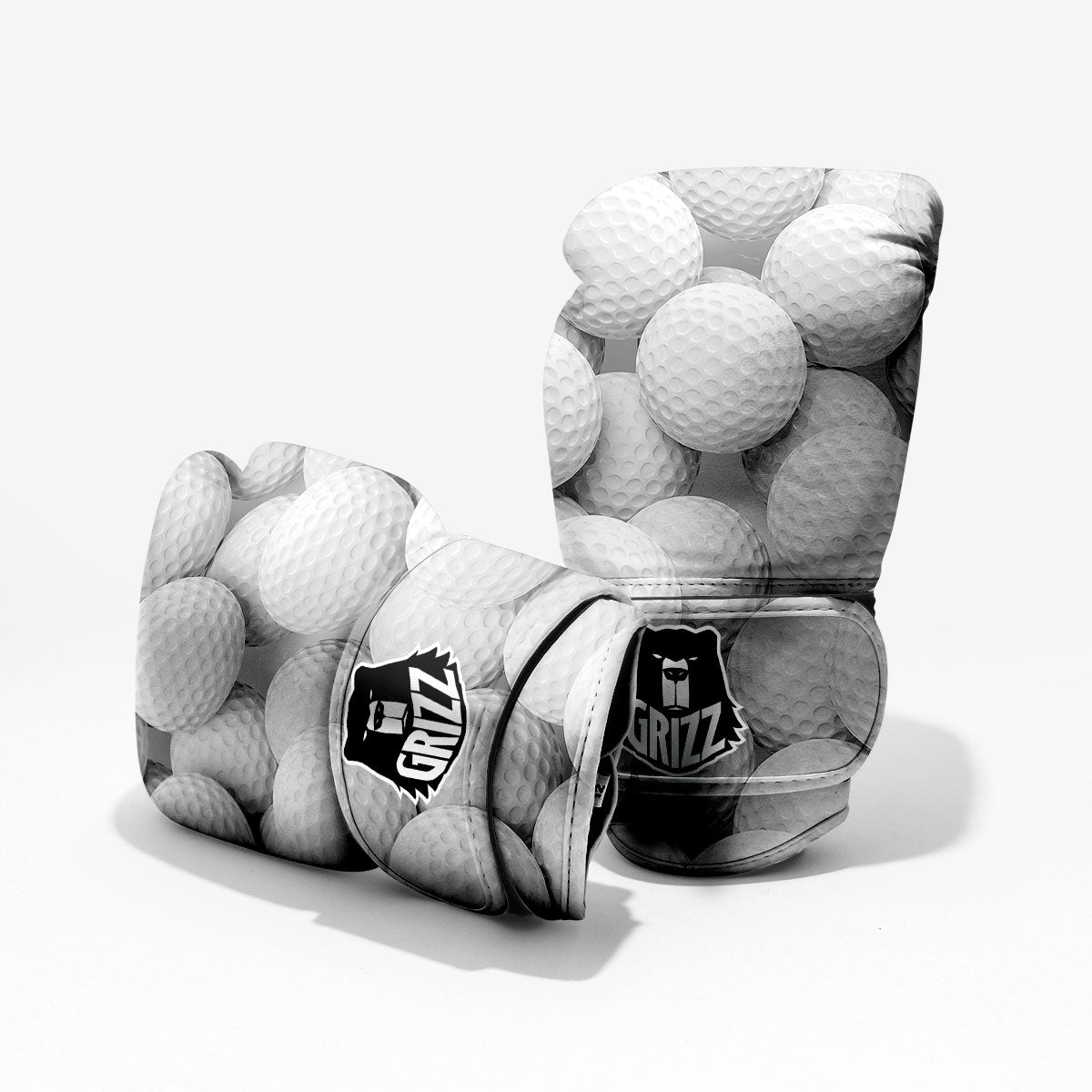 3D Golf Ball Print Pro Boxing Glove