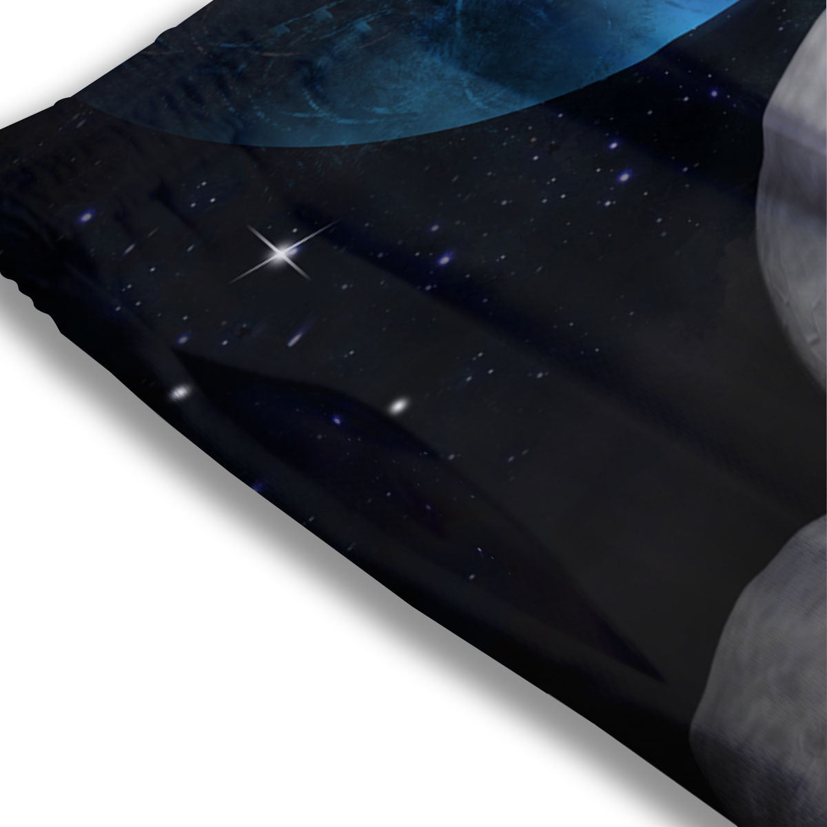 3D Grey Alien Print Mesh Shorts
