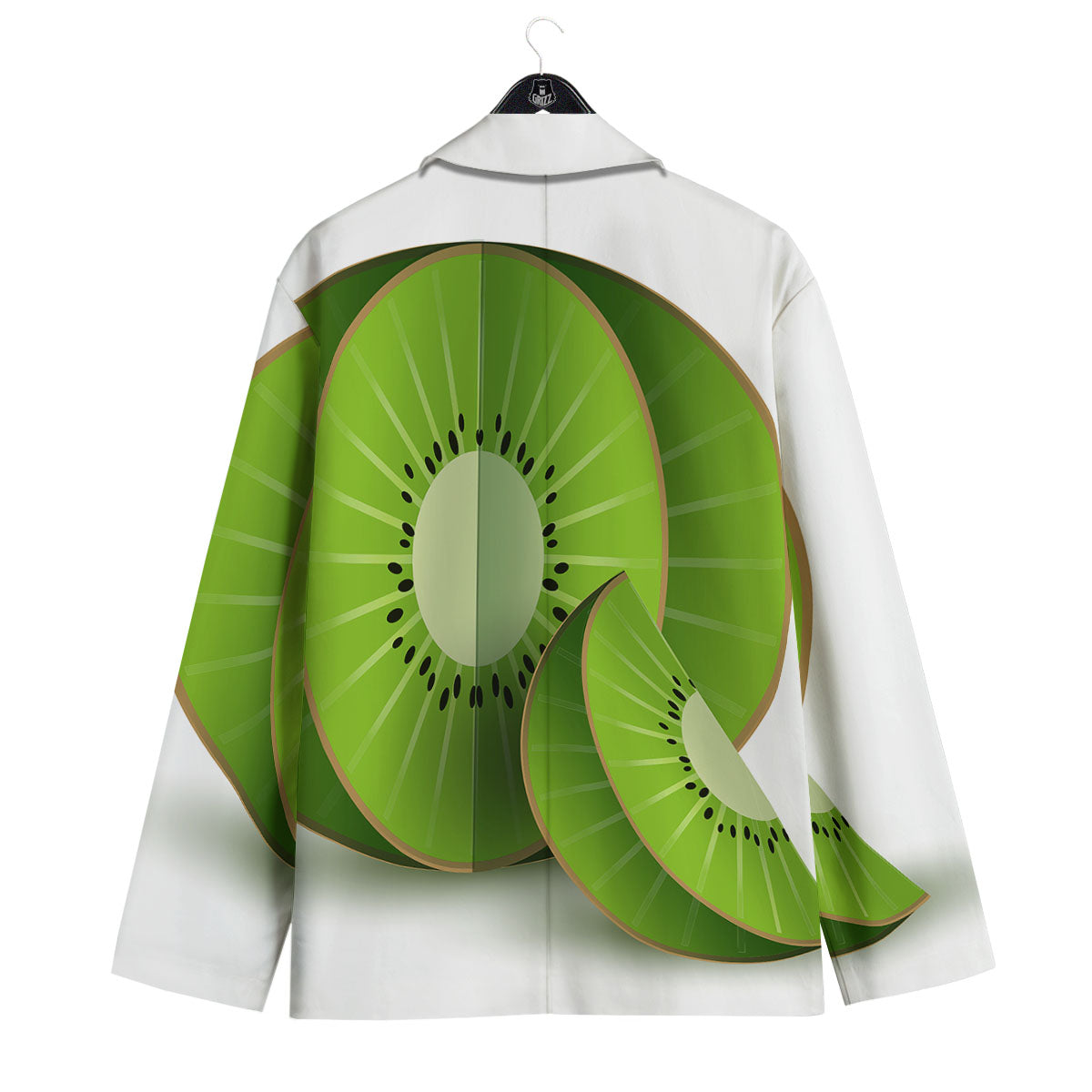 3D Kiwi Print Men's Sport Coat-grizzshop