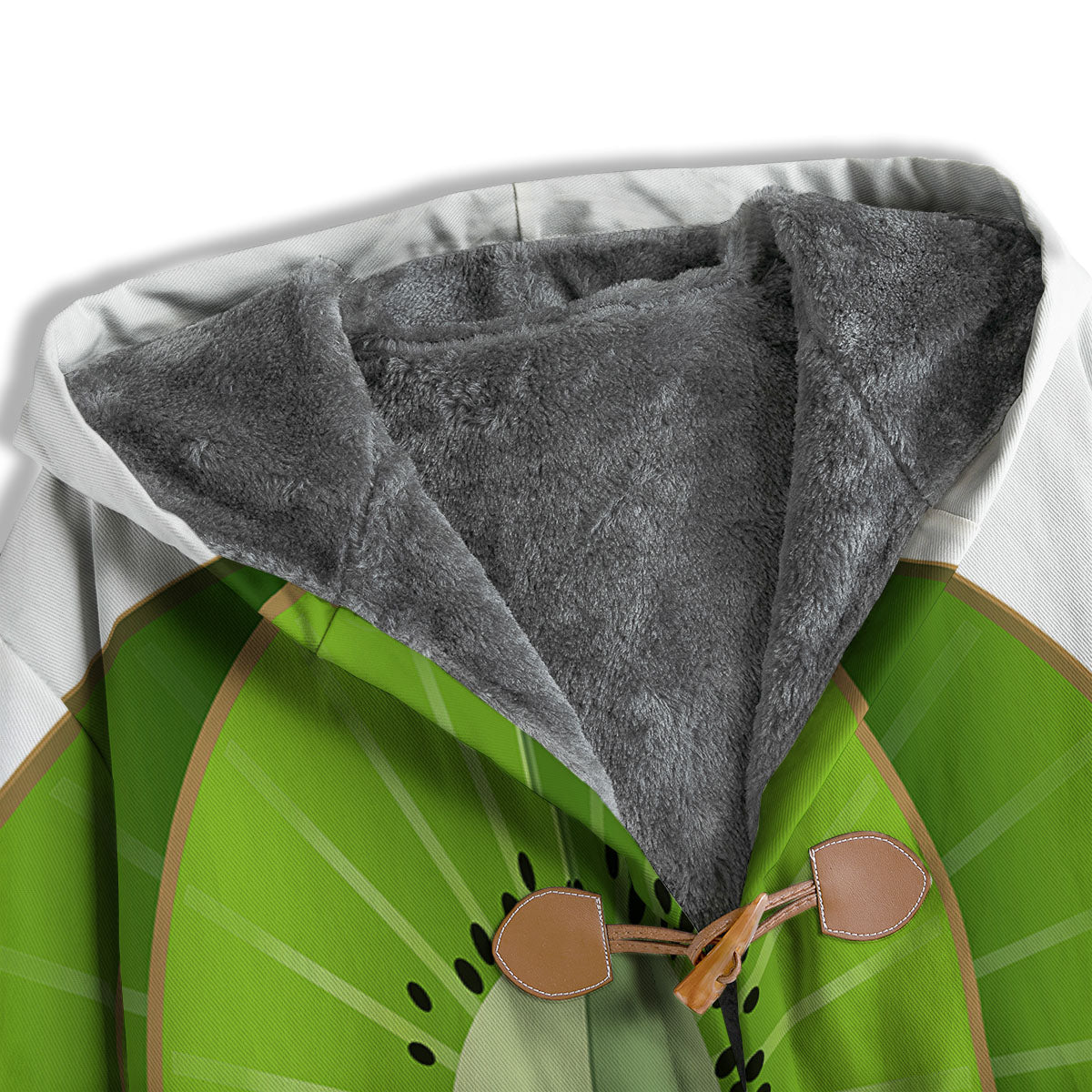 3D Kiwi Print Men's Windbreaker Jacket-grizzshop