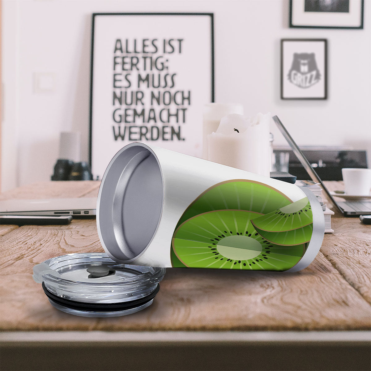 3D Kiwi Print Tumbler-grizzshop