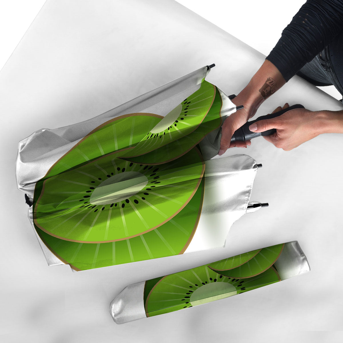 3D Kiwi Print Umbrella-grizzshop