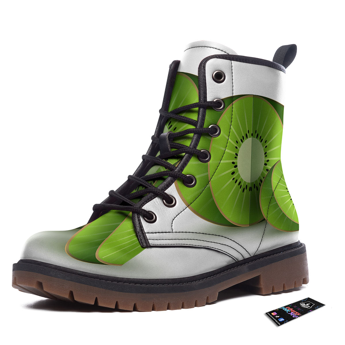 3D Kiwi Print Work Boots-grizzshop