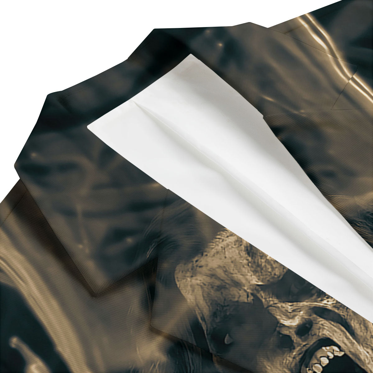 3D Screaming Ghost Horror Print Men's Blazer-grizzshop