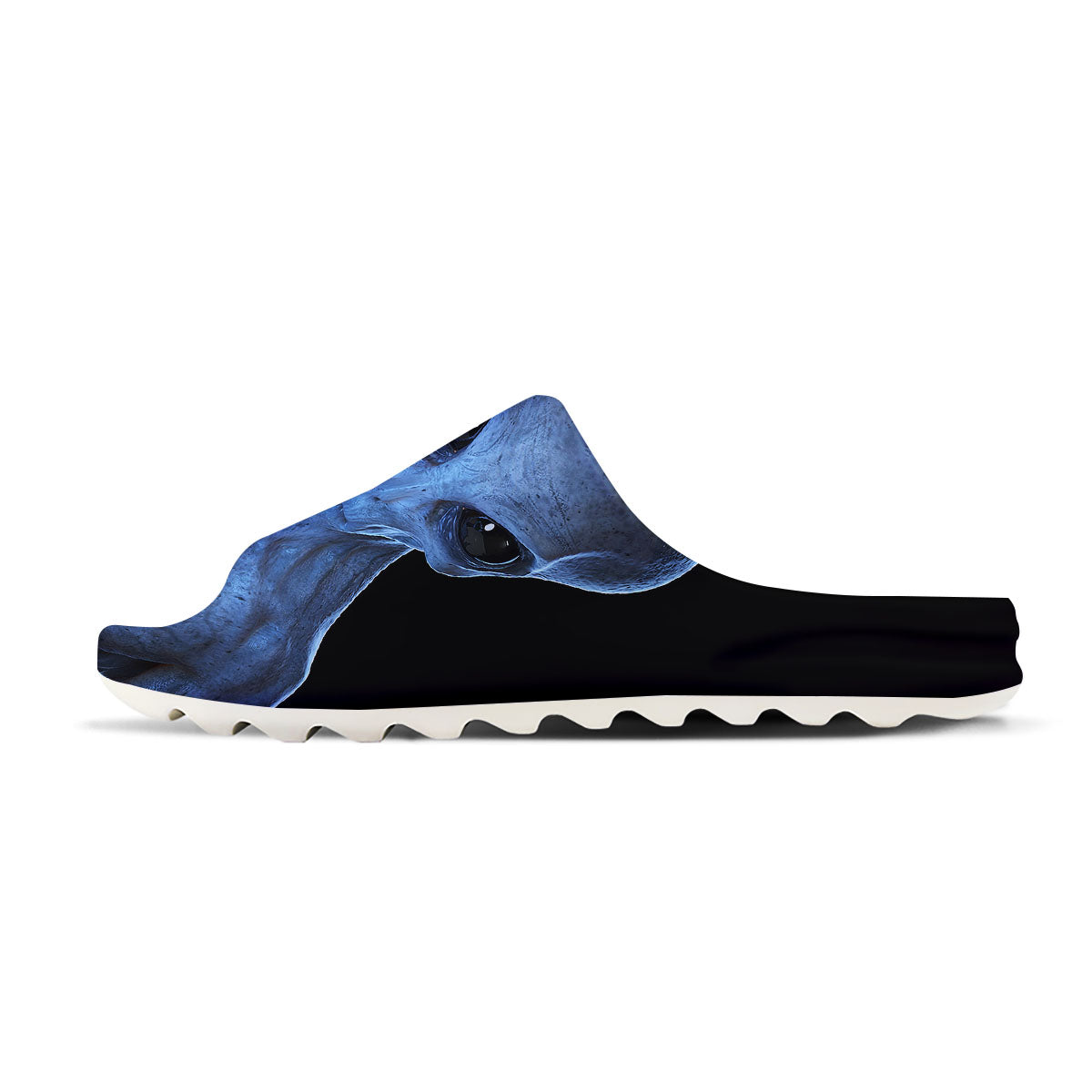 3D Scary Alien Grey Print Sandals-grizzshop
