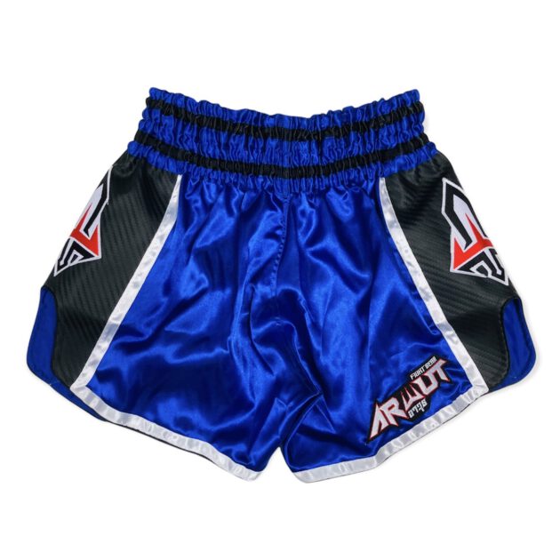 ARWUT CARBON EDITION MUAY THAI SHORTS BS3 BLUE/BLACK-grizzshop