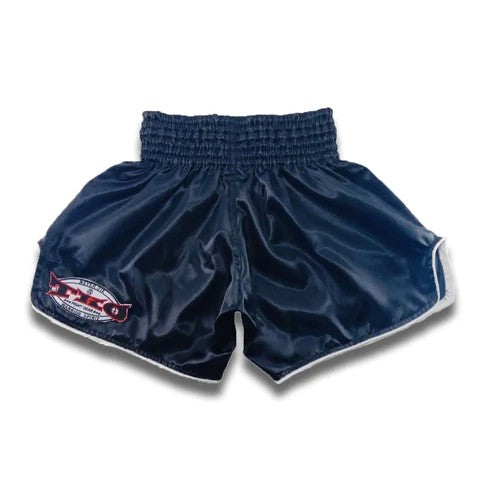 ARWUT CLASSIC BLACK MUAY THAI SHORTS BS4 WHITE TRIMS-grizzshop