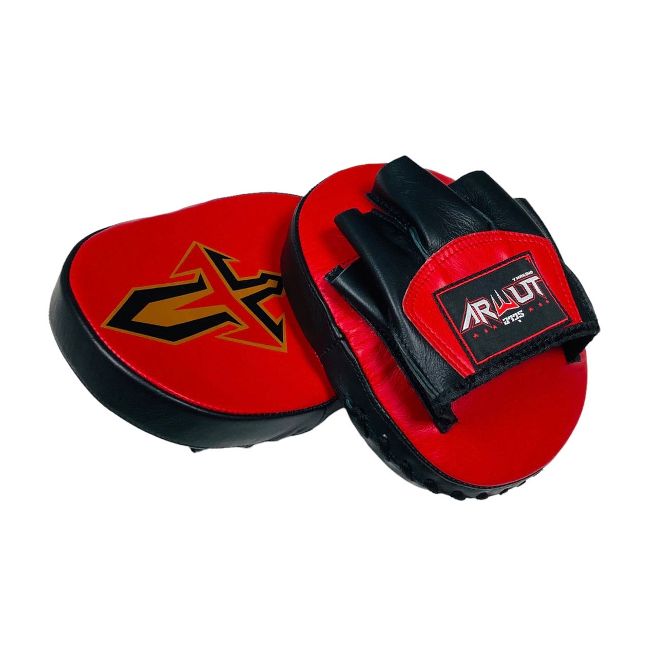 ARWUT FOCUS MITTS CURVED FMC2 RED/BLACK-grizzshop