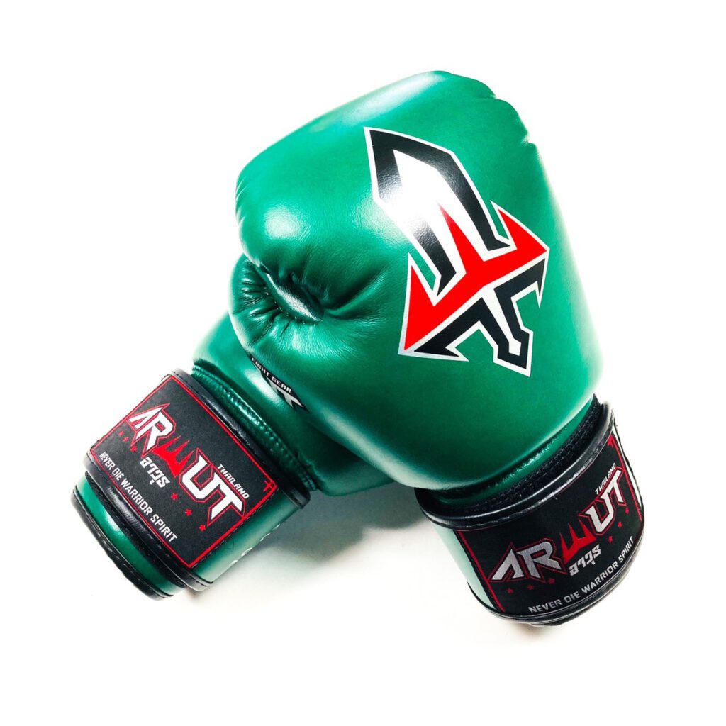 ARWUT MUAY THAI BOXING GLOVES BG1 EMERALD GREEN-grizzshop