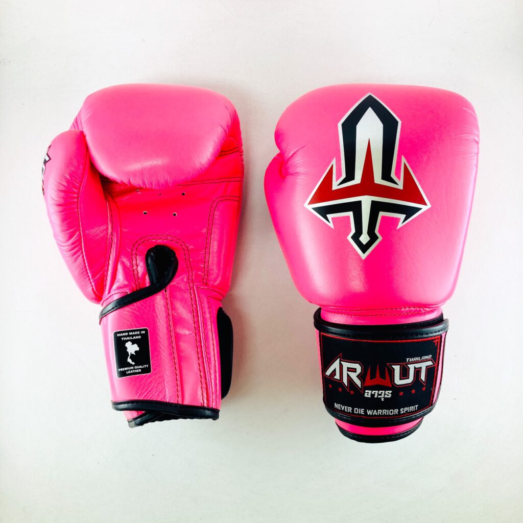 ARWUT MUAY THAI BOXING GLOVES BG1 PINK-grizzshop
