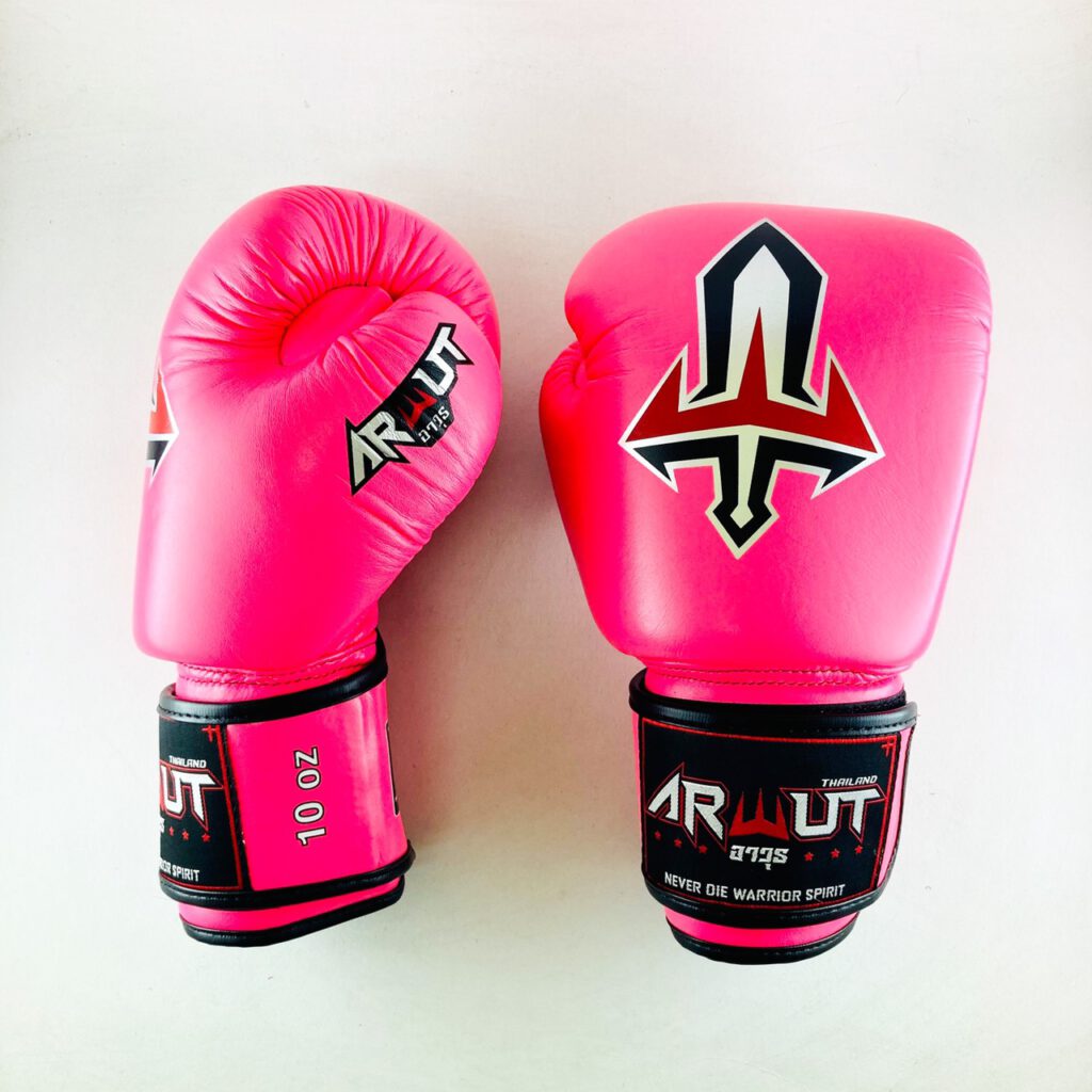 ARWUT MUAY THAI BOXING GLOVES BG1 PINK-grizzshop