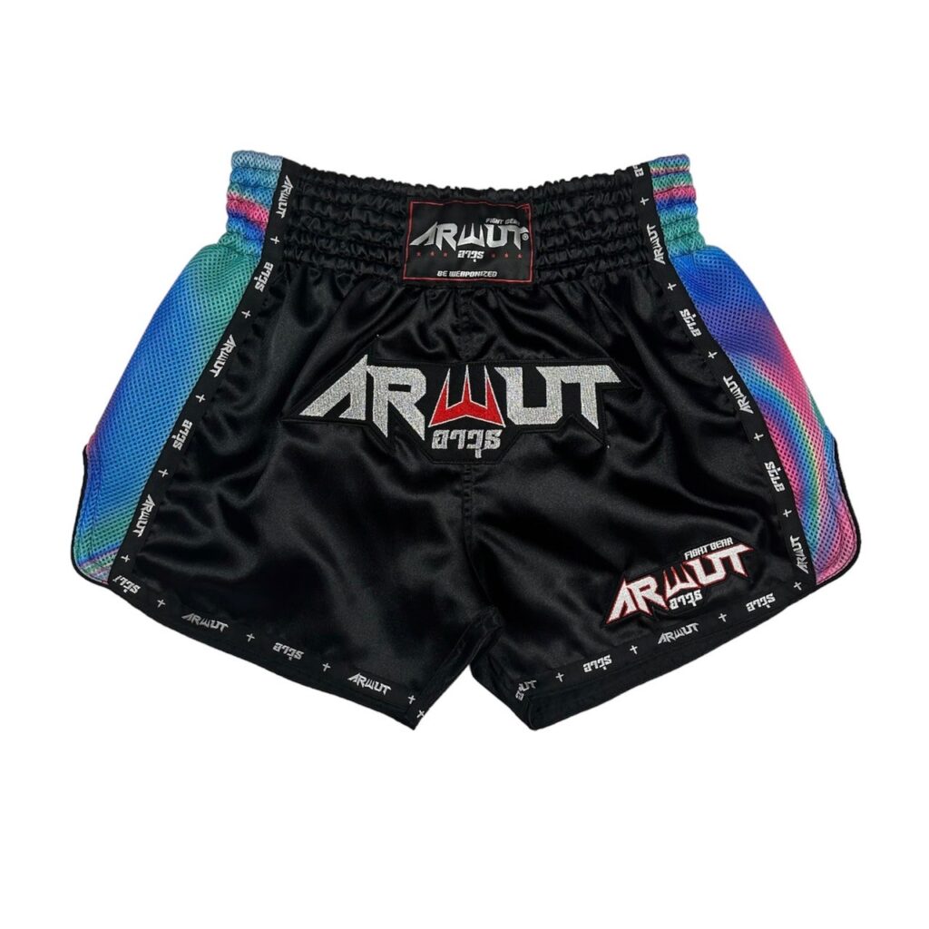ARWUT MUAY THAI SHORTS BS2 ILLUSION BLUE-grizzshop