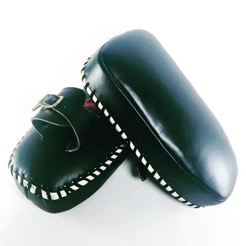 ARWUT OLD SCHOOL KICK PADS KP2 BLACK STITCH (GENUINE LEATHER)-grizzshop