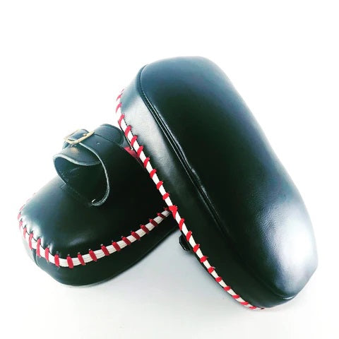 ARWUT OLD SCHOOL KICK PADS KP2 RED STITCH (GENUINE LEATHER)-grizzshop