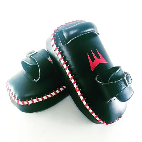ARWUT OLD SCHOOL KICK PADS KP2 RED STITCH (GENUINE LEATHER)-grizzshop