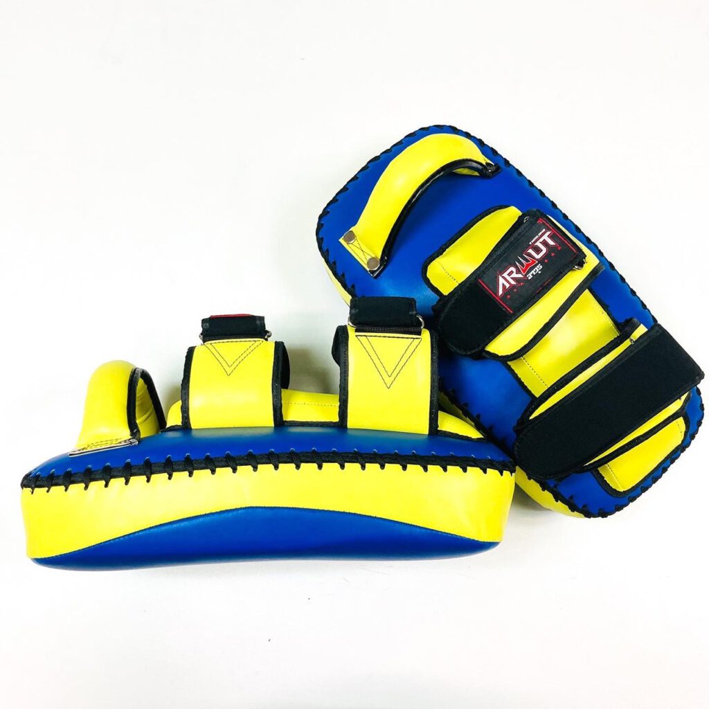 ARWUT PROTECTOR KICK PADS KP4 BLUE/YELLOW-grizzshop