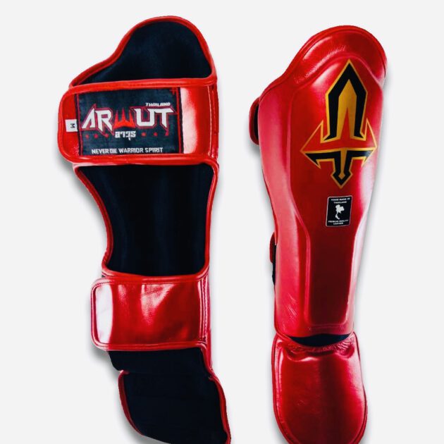 ARWUT SHIN GUARDS SG3 RED-grizzshop