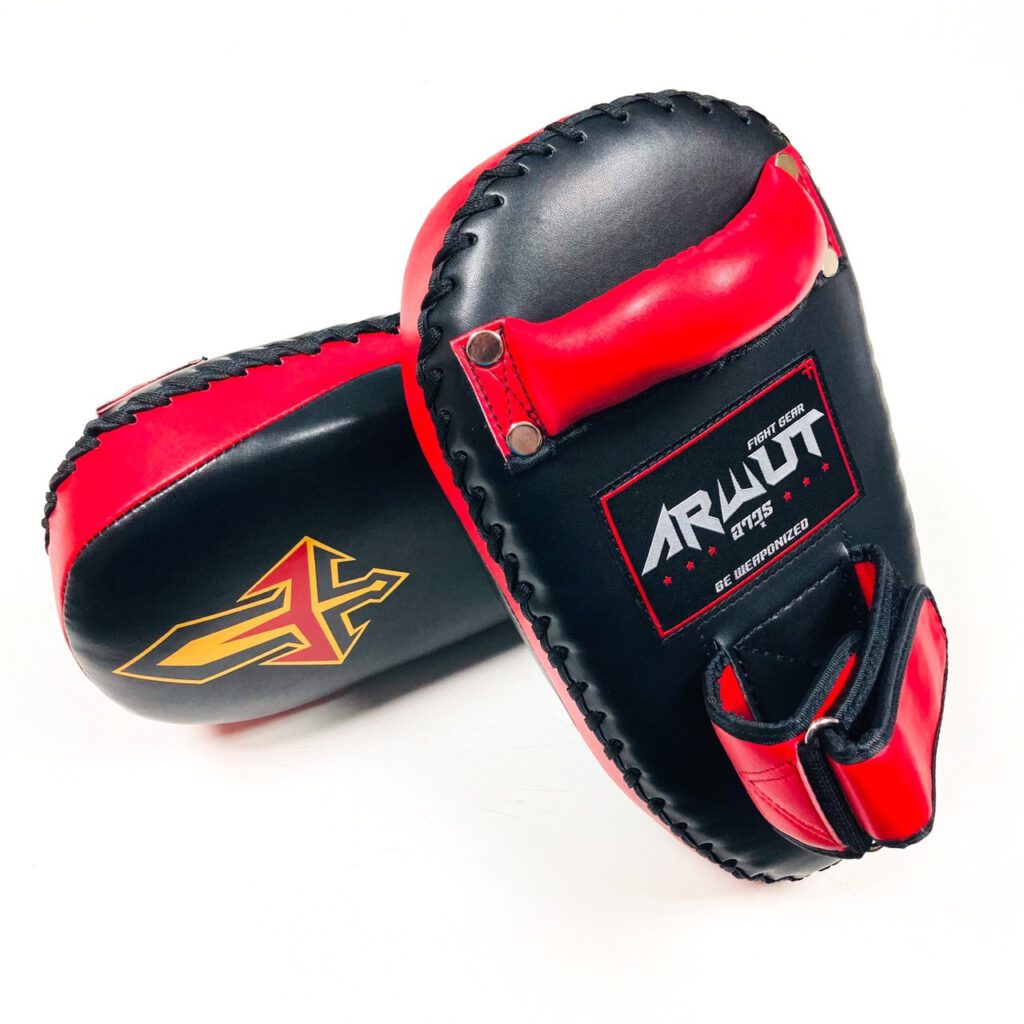 ARWUT THE PRO KICK PADS KP3 BLACK/RED-grizzshop