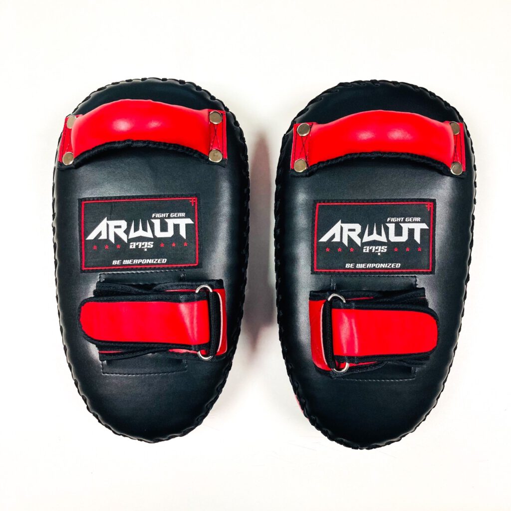 ARWUT THE PRO KICK PADS KP3 BLACK/RED-grizzshop