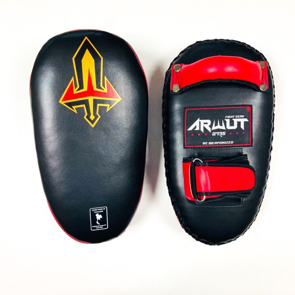 ARWUT THE PRO KICK PADS KP3 BLACK/RED-grizzshop