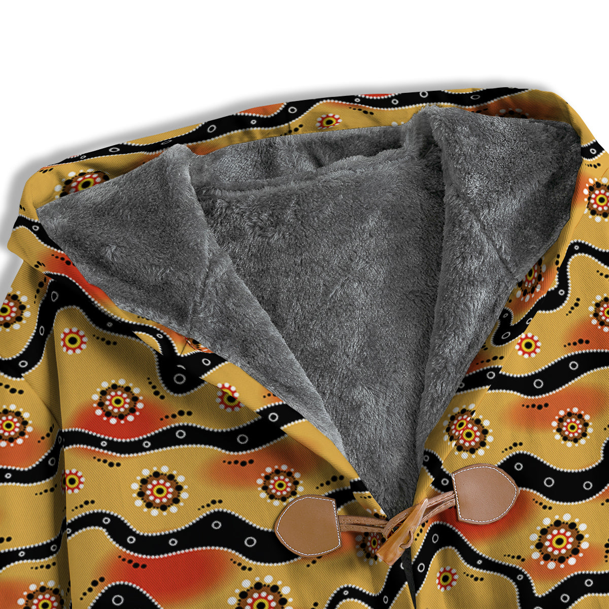 Aboriginal Australian Print Pattern Men's Windbreaker Jacket-grizzshop