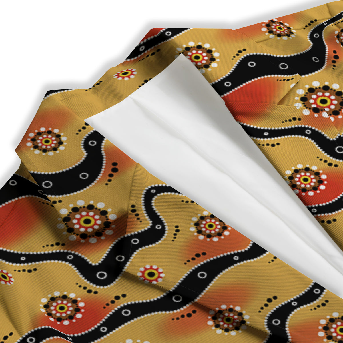 Aboriginal Australian Print Pattern Women's Blazer-grizzshop