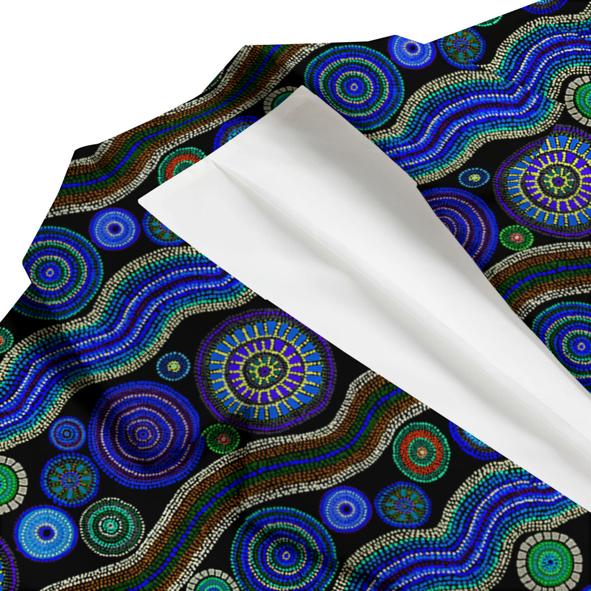 Aboriginal Dot Australian Print Men's Blazer-grizzshop