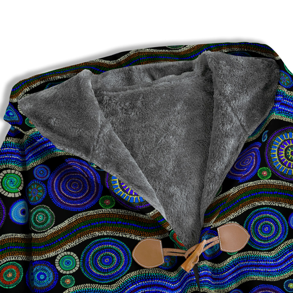 Aboriginal Dot Australian Print Men's Windbreaker Jacket-grizzshop