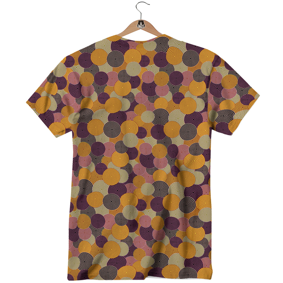 Aboriginal Dot Australian Print Pattern T-Shirt-grizzshop