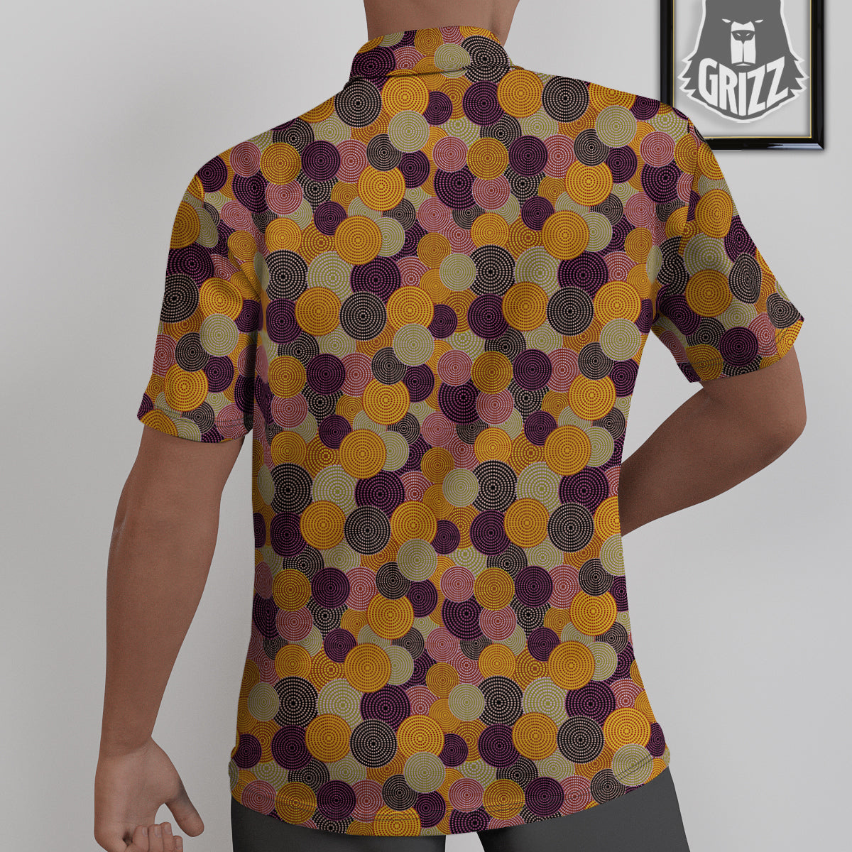Aboriginal Dot Australian Print Pattern Untucked Shirts-grizzshop