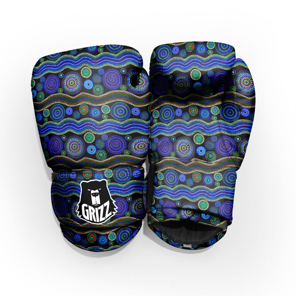 Aboriginal Dot Australian Print Pro Boxing Glove