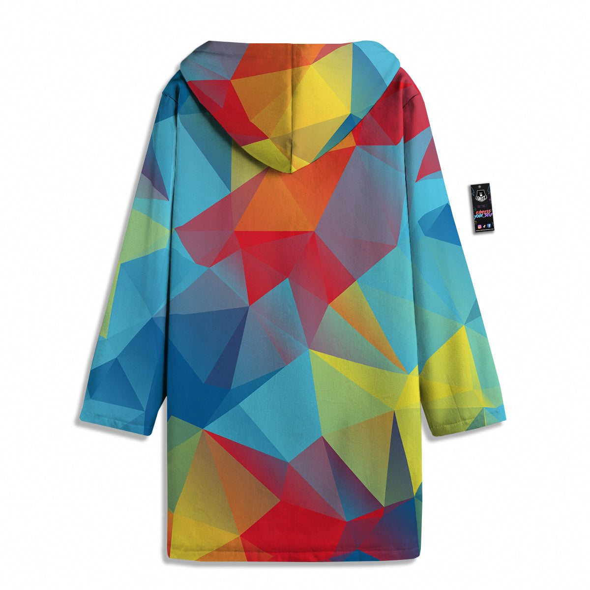 Abstract Colorful Autism Awareness Print Men's Windbreaker Jacket-grizzshop