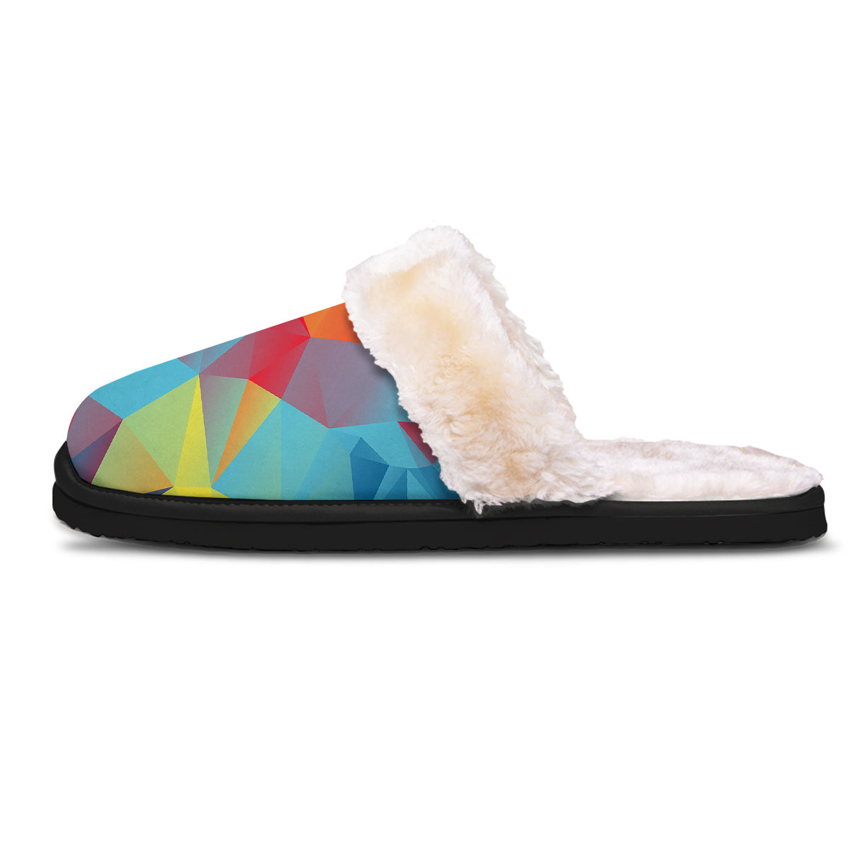 Abstract Colorful Autism Awareness Print Slippers-grizzshop