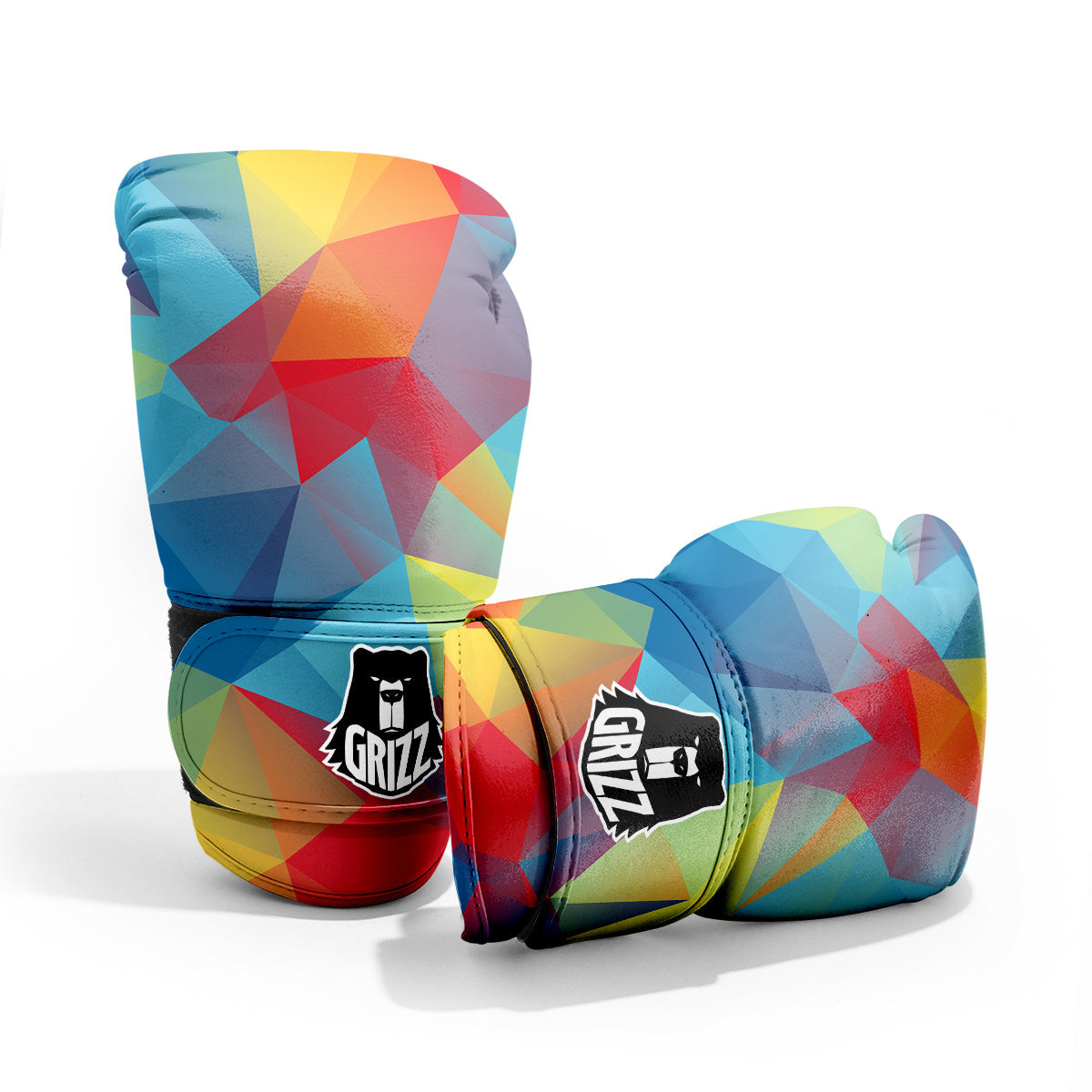 Abstract Colorful Autism Awareness Print Pro Boxing Glove