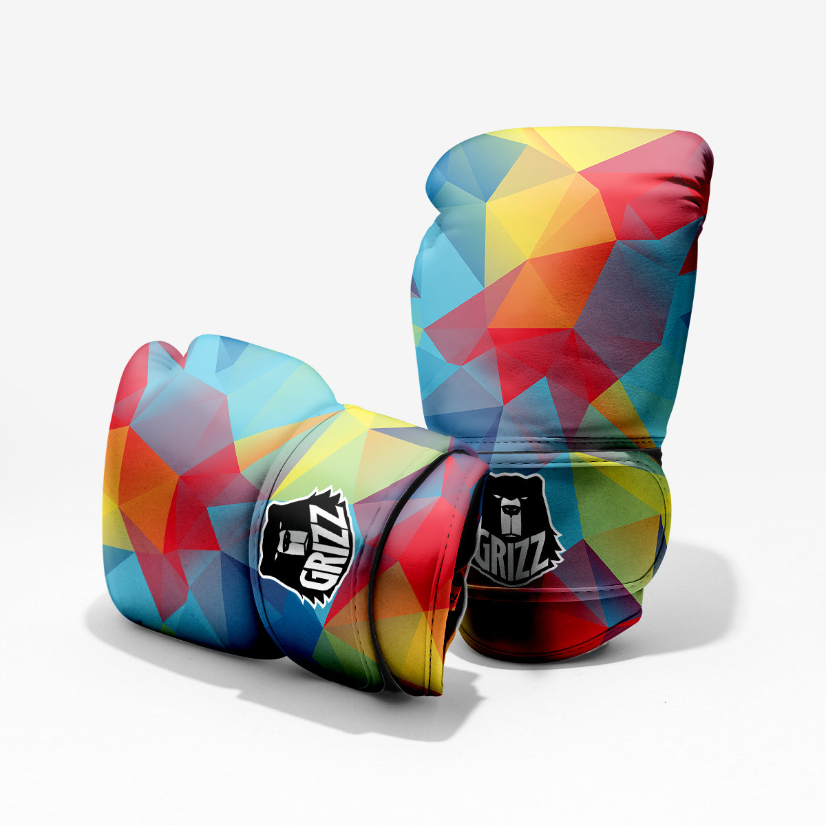 Abstract Colorful Autism Awareness Print Pro Boxing Glove