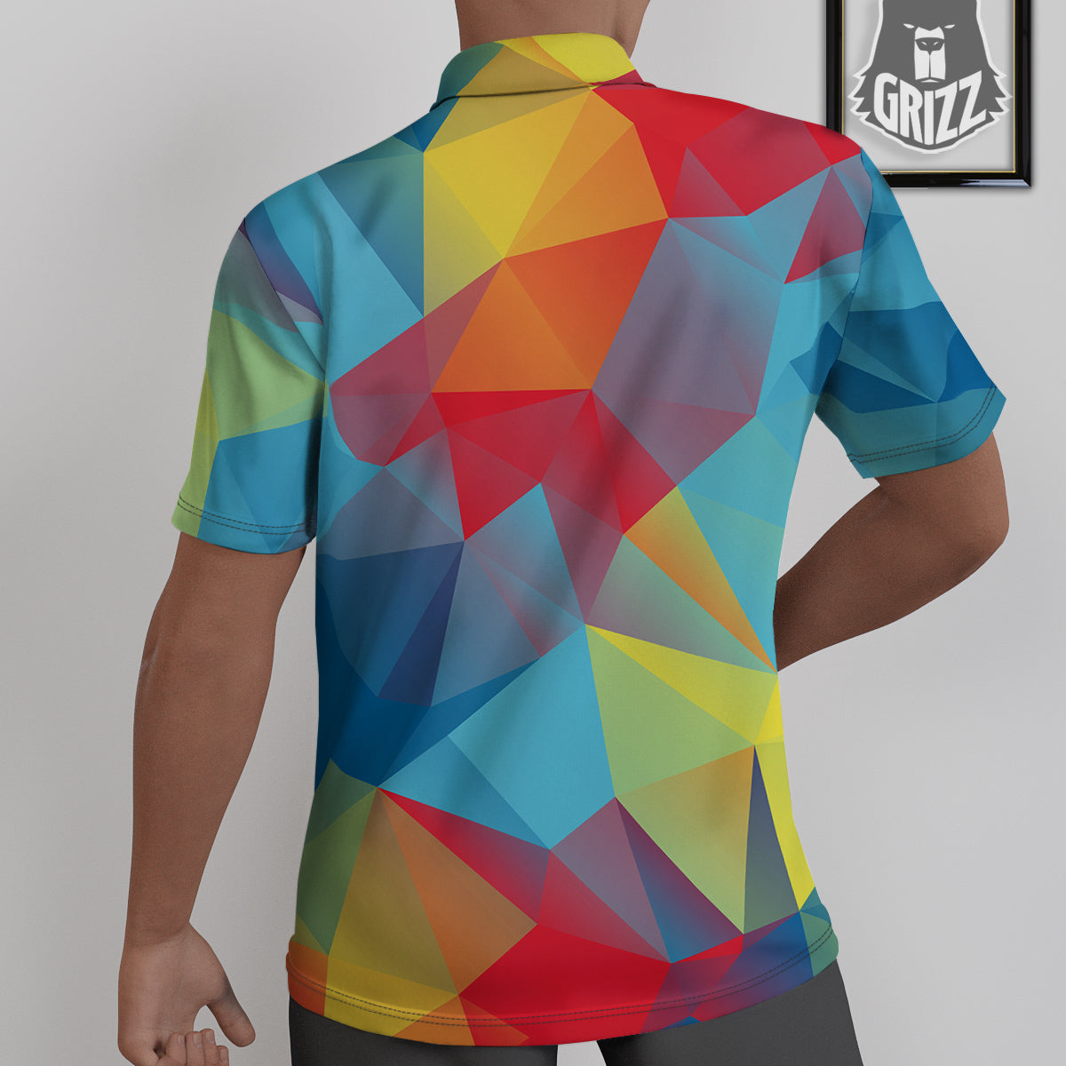 Abstract Colorful Autism Awareness Print Untucked Shirts-grizzshop
